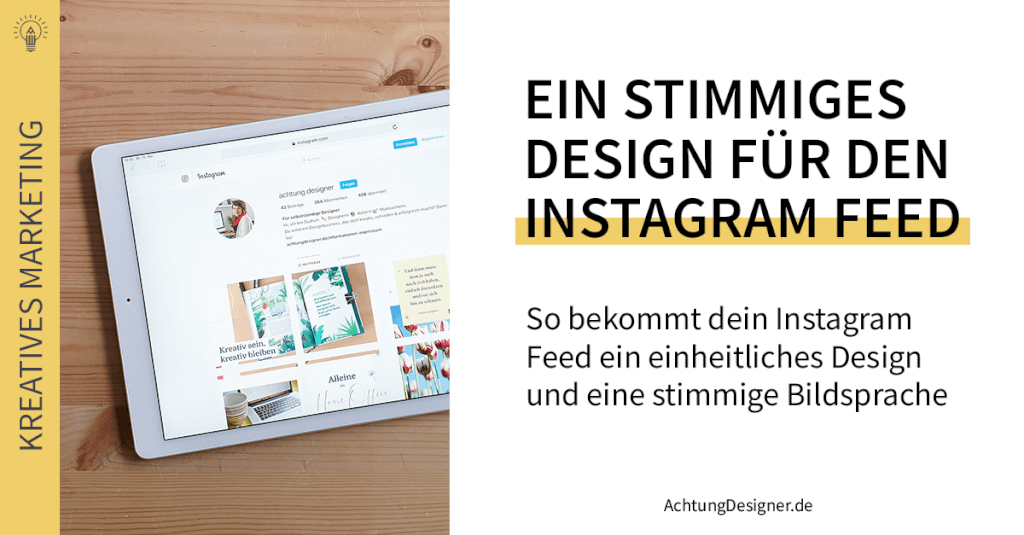 Facebook einheitliches Design Instagram Feed 3