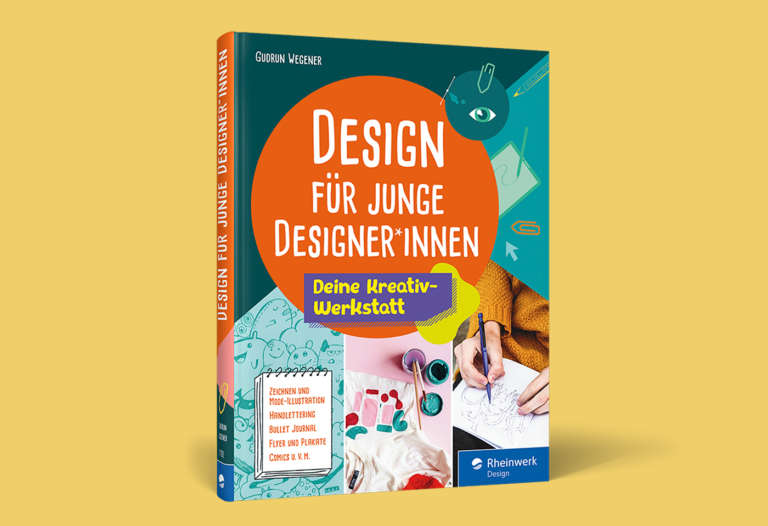 Macbook Mockup Buch Design fuer junge Designer.