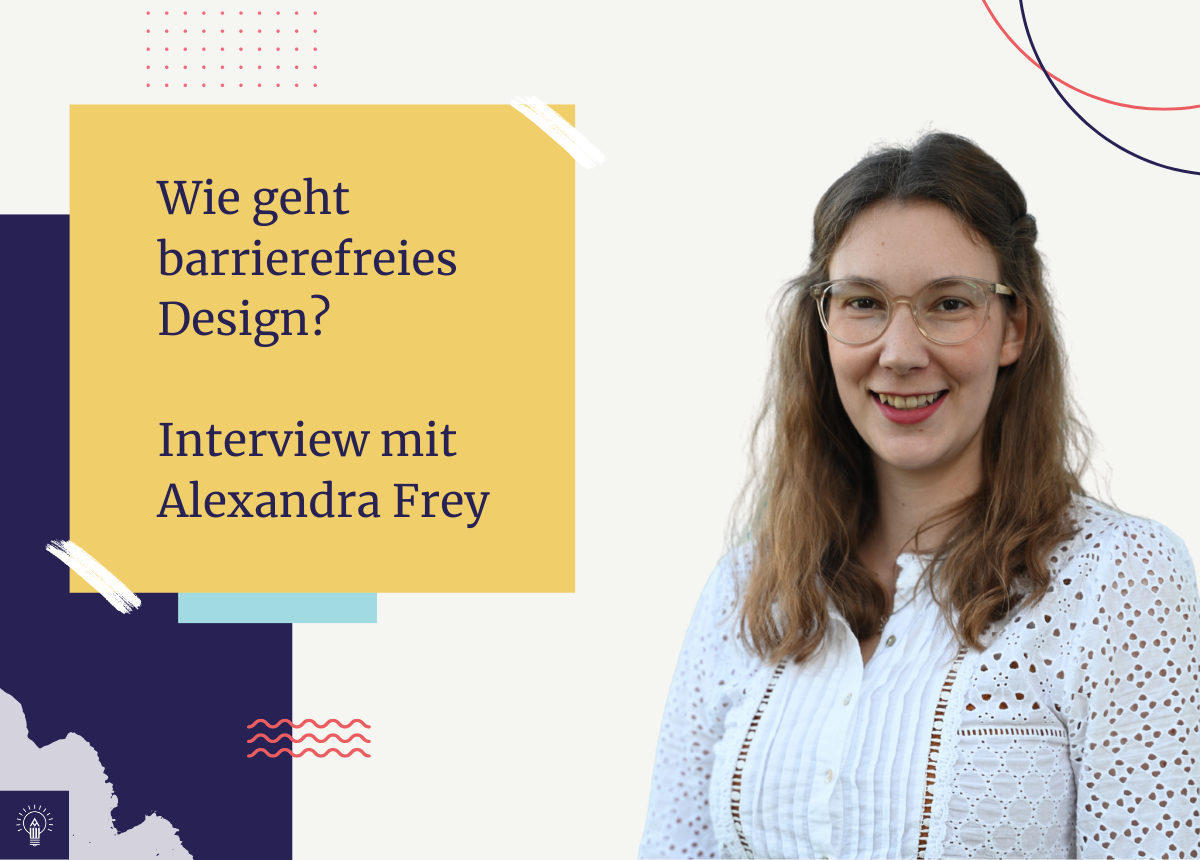 Achtung Designer Magazin: beitragsbild zum Thema Barrierefreies Design Interview mit Alexandra Frey