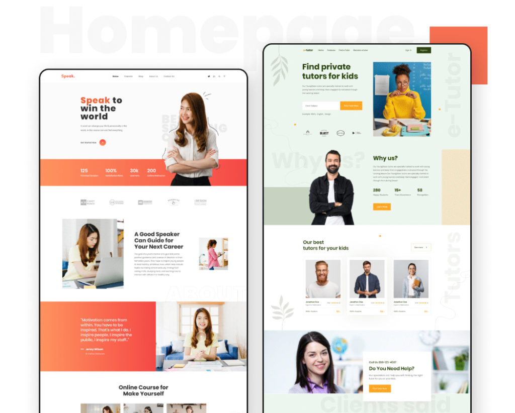 Gestaltgesetze: 7 geniale Regeln, die deine Designs besser machen Gestaltgesetz Beispiel Webdesign- Gesetz der Figur-Grund-Trennung: Optische Eindeutigkeit durch klare Signale